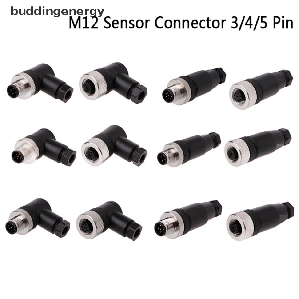 1 Đầu Nối Cảm Biến M12 3 / 4 / 5 pin male / female Tiện Dụng