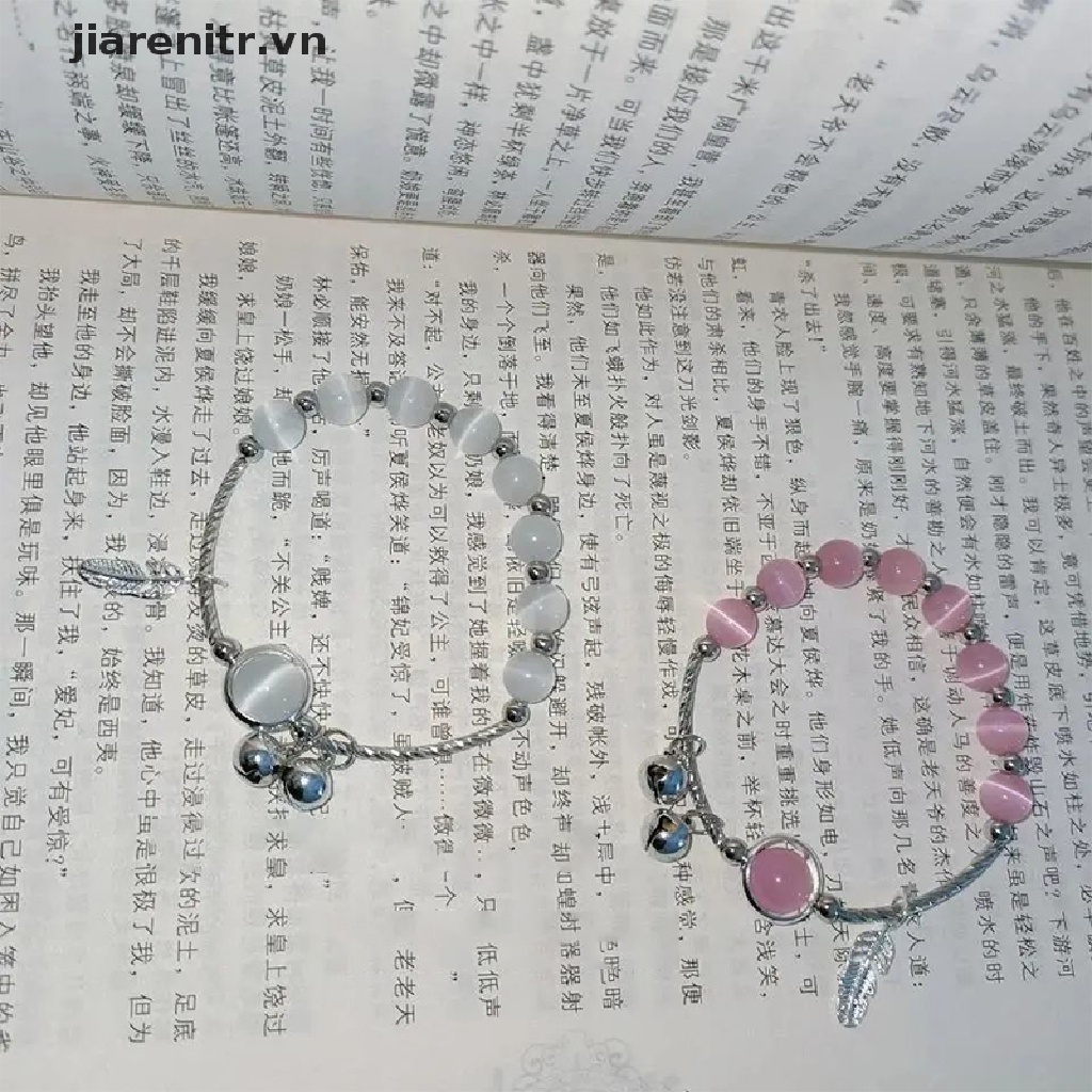 Vòng Tay Chuỗi Hạt Đá Mắt Mèo Giả Thời Trang Dễ Thương Cho Nữ