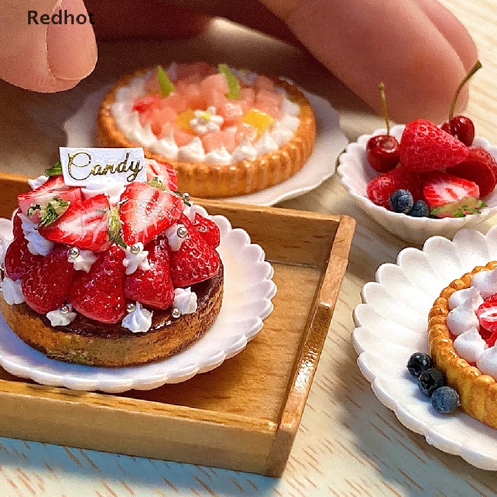 1 Bộ Chén / Đĩa / Cốc / Đĩa Trang Trí Nội Thất Nhà Búp Bê Tỉ Lệ 1: 6