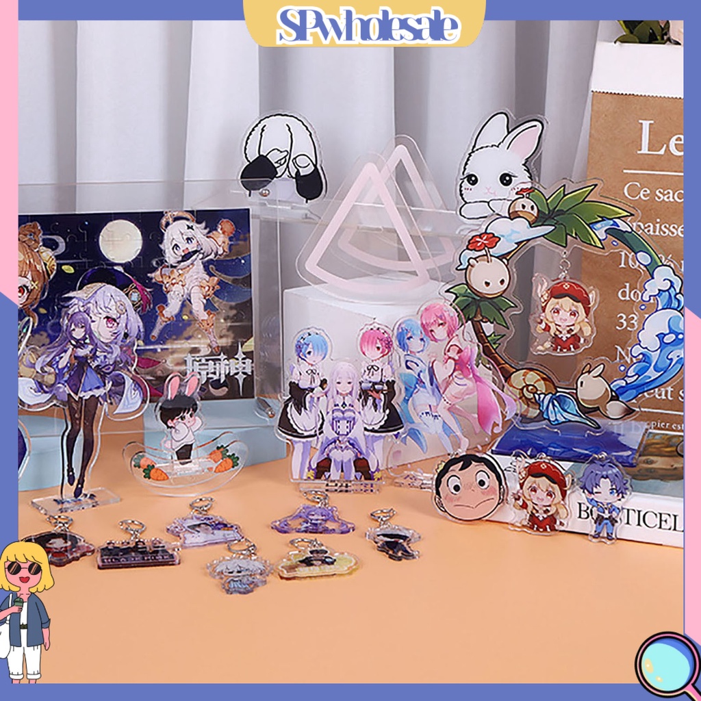 <SPwholesale> Móc Khóa In Hình Cầu Thủ Hai Mặt Hoạt Hình Tinh Tế Trang Trí Di Động Dùng Hàng Ngày