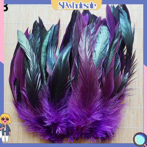 <SPwholesale> Set 50 Lông Vũ 13-20cm Tự Nhiên Trang Trí Quần Áo