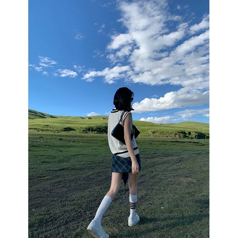 Chân váy Chân váy jean Chân Váy Bò váy nữ Chân Váy Chữ A 2023 New Style AP2106