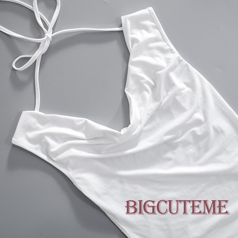 Áo Thun Tay Ngắn Hở Vai Màu Trắng Trơn Thời Trang Dành Cho Nữ