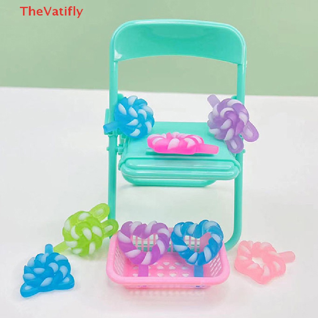 Bộ 10 / 20 Kẹo Mút Mini Bằng Nhựa Phát Quang Nhiều Màu Sắc Dùng Trang Trí Sổ Tay