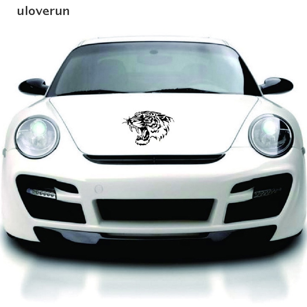 Đề Can Vinyl Hình Đầu Hổ Mạnh Mẽ Cá Tính Trang Trí Xe Hơi Xe Máy 28X28CM vn