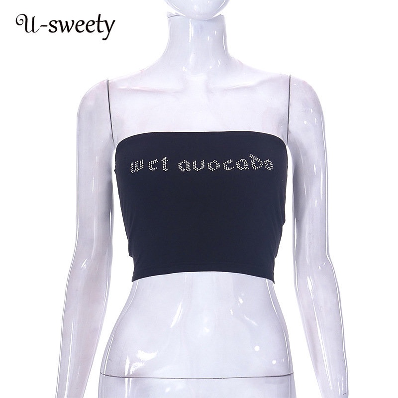 Áo Ống Mỏng Không Tay Hở Vai Màu Trơn Thời Trang 2023 Cho Nữ