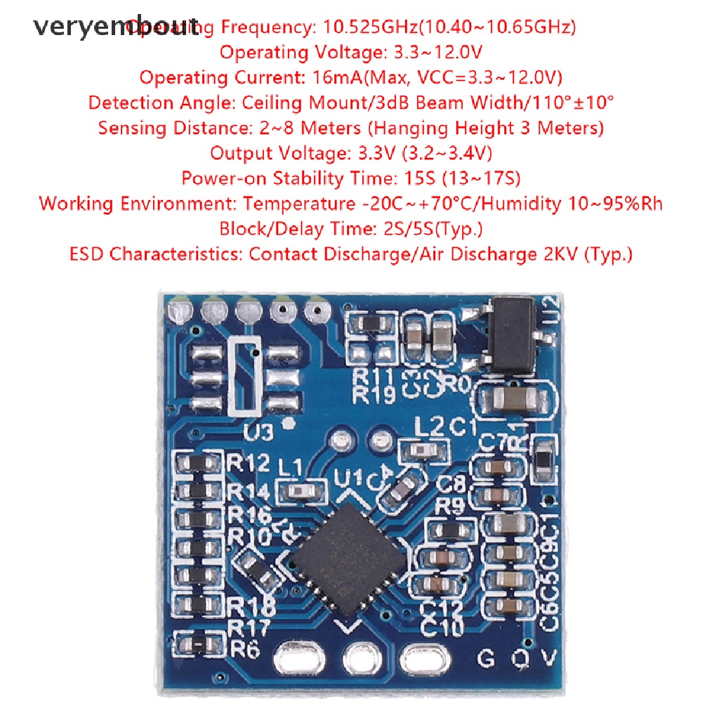 Mô Đun Cảm Biến Chuyển Động Lò Vi Sóng ut 10G LD1020