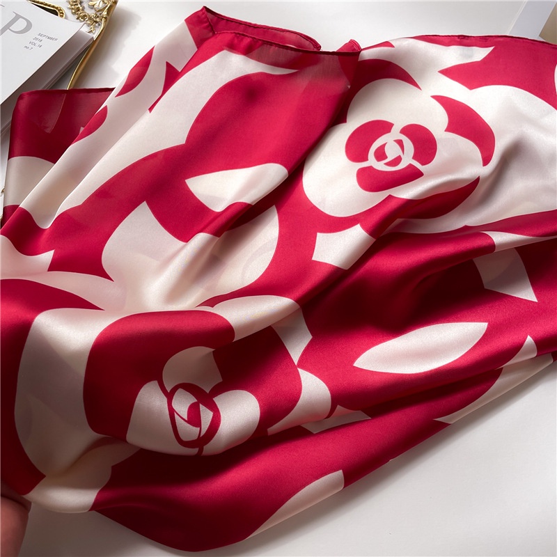 Khăn Choàng Cổ Hình Vuông 70x70cm Thời Trang Xuân Hè Dành Cho Nữ