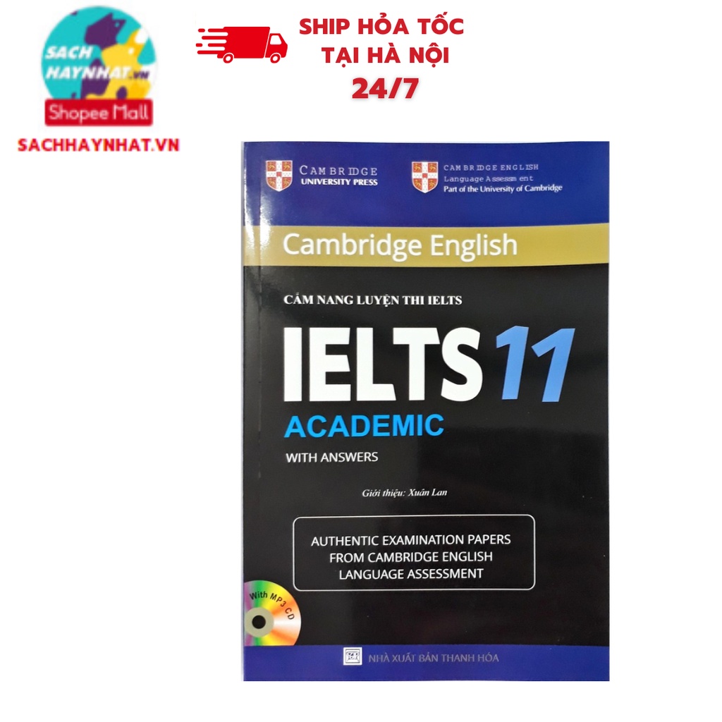 Sách - Cambridge English Ielts 11 : Academic with answers