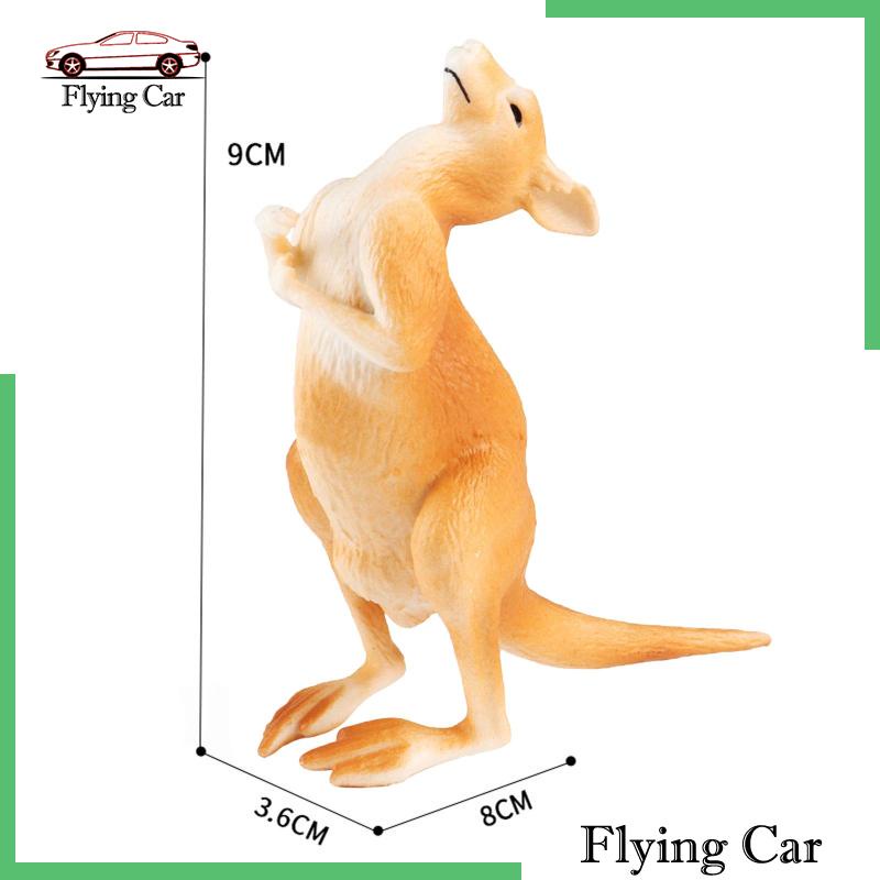 Set 2 Mô Hình Động Vật Mini Trang Trí Tiệc Cho Bé