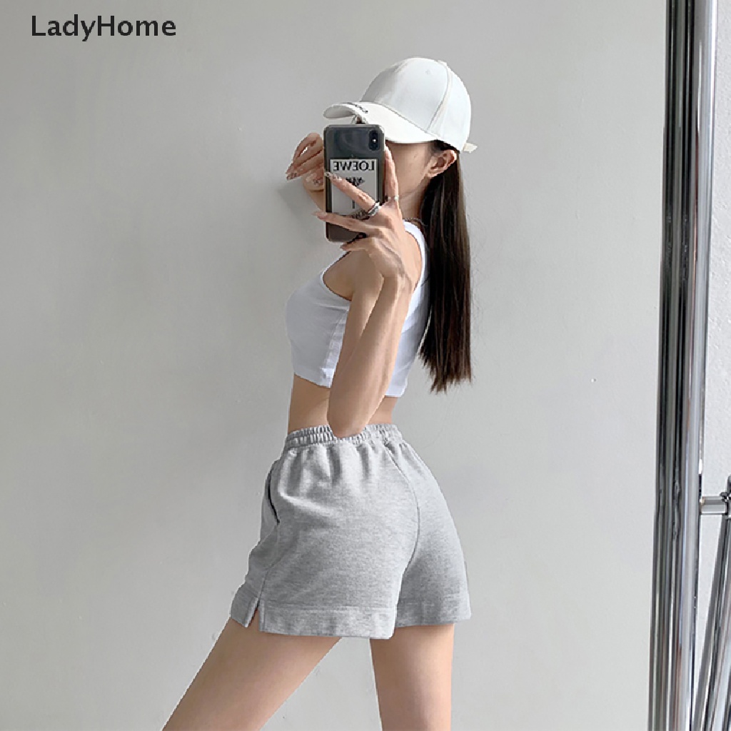 Chân Váy Chữ A Mini Lưng Thun Màu Trơn Phong Cách Thời Trang Đường Phố Hàn Quốc