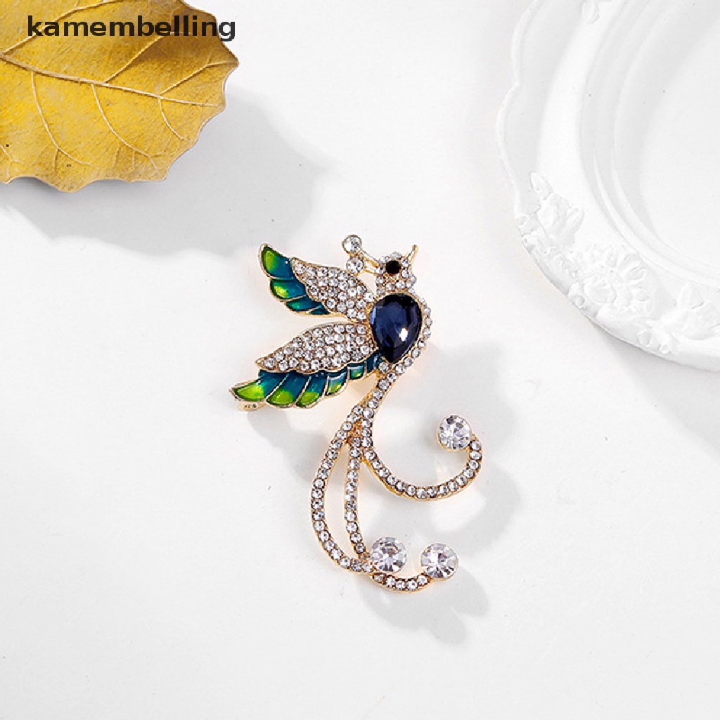 Trâm Cài Áo Hình Chim Phượng Hoàng Đính Đá Thời Trang