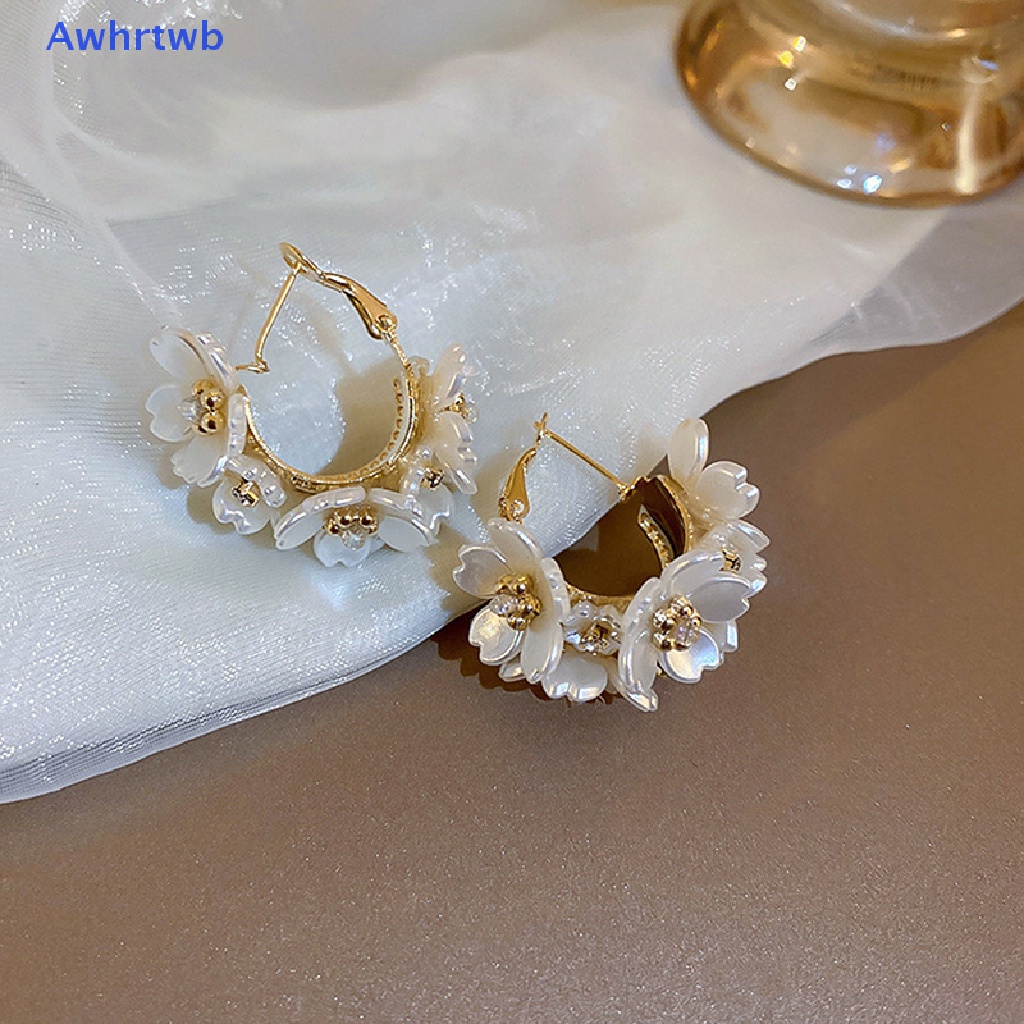 1 Đôi Bông Tai Hình Hoa Đơn Giản Thời Trang Dành Cho Nữ Mới