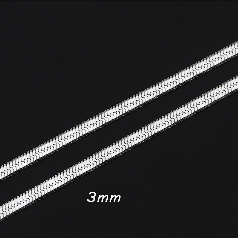 Vòng cổ Sợi Xích 3mm Bằng Thép Titan Đơn Giản Thời Trang Mùa Hè Quyến Rũ Cho Nữ