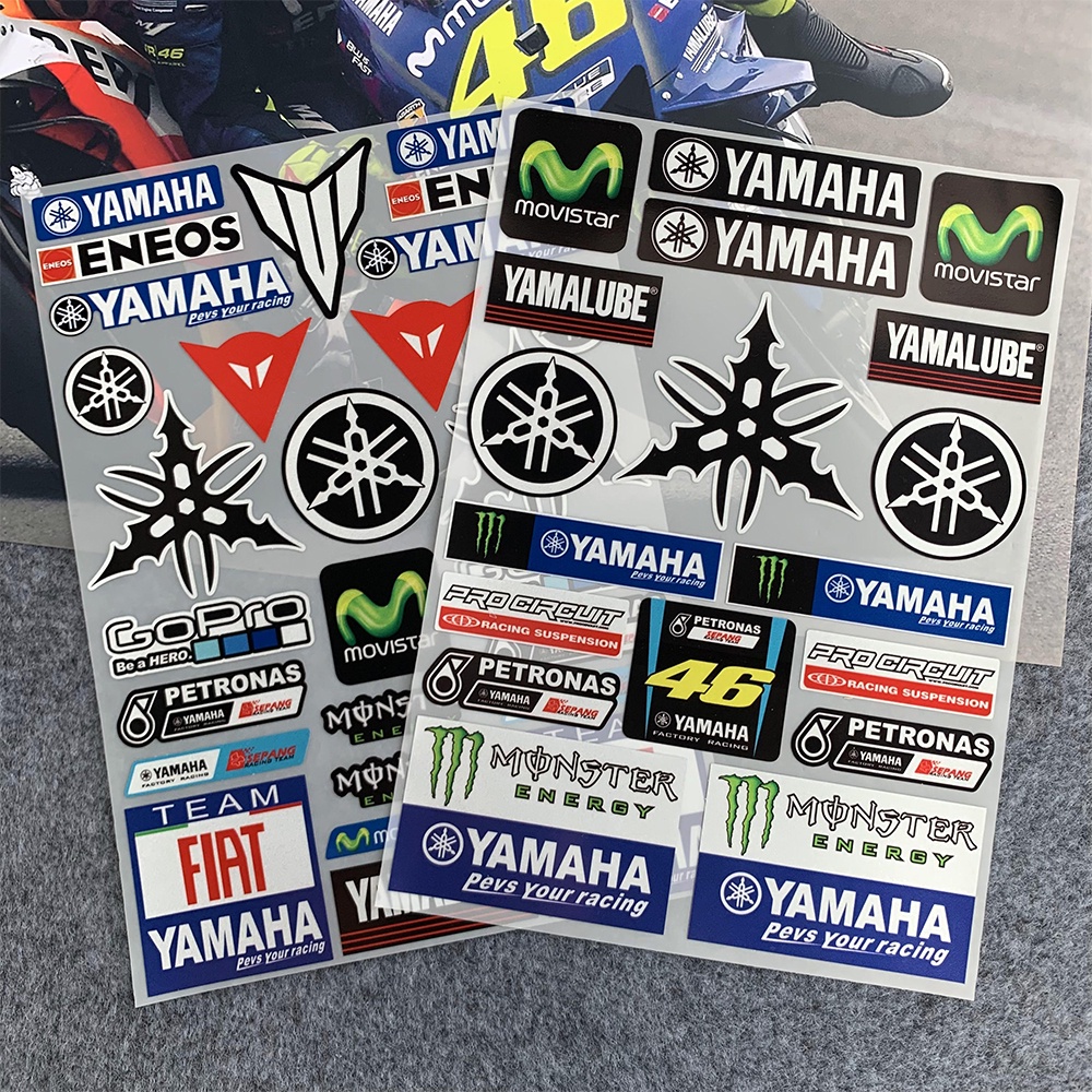 YAMAHA Miếng Dán Trang Trí Bình Nhiên Liệu Cho Xe Mô Tô Mt 07 09 Yzf R1 R3 R6 Nmax Tracer Fz1 Fz6 Fz8 Raptor R15 Wr450f