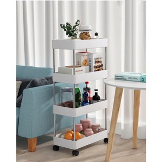 Kệ đựng đồ đa năng 3 tầng,4 tầng có bánh xe đẩy chuyên dụng cho spa, phòng tắm, bếp chất liệu inox cao cấp