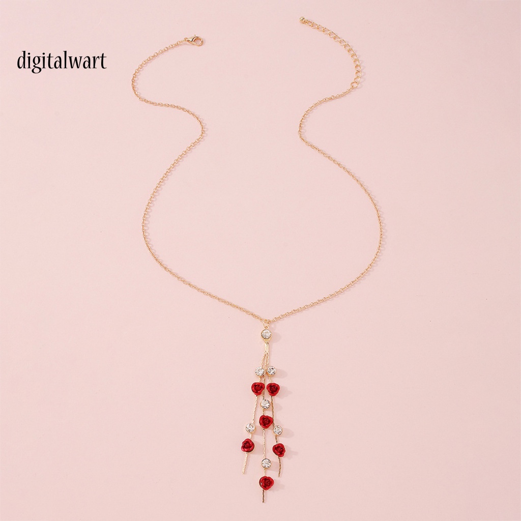 Kỹ Thuật Số| 1 Bộ Vòng cổ Và Bông Tai Dáng Dài Đính Đá Màu Sắc Tương Phản Dành Cho Nữ