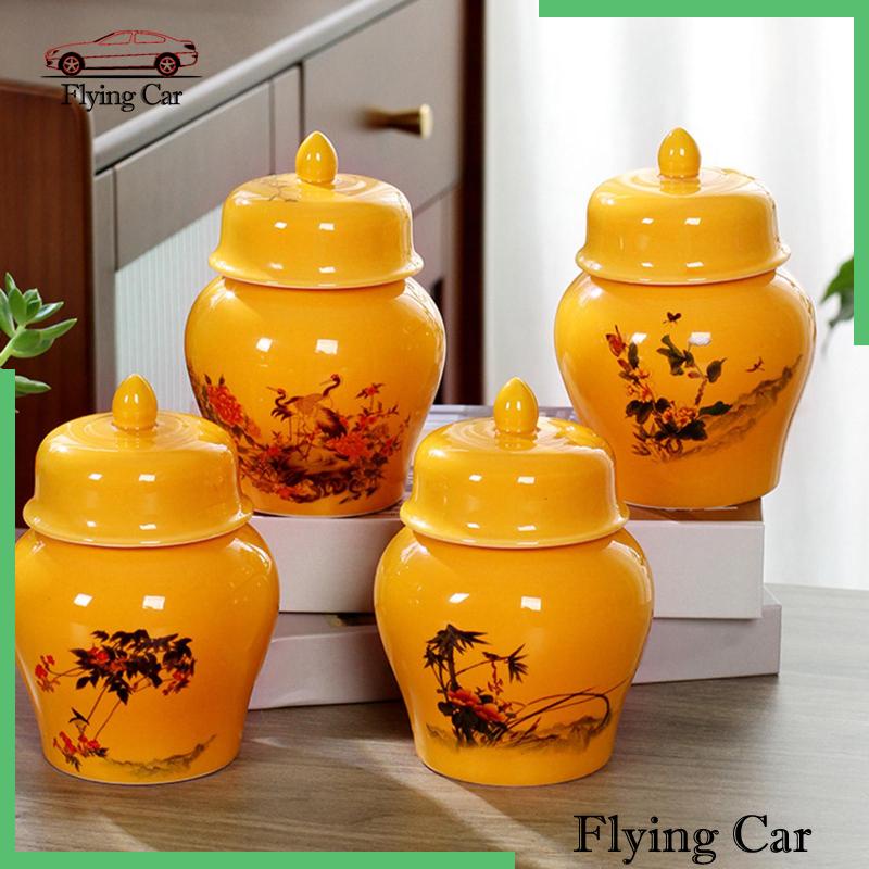 Hũ Gốm Đựng Trà Có Nắp Đậy Tiện Dụng Lzdjfmy2