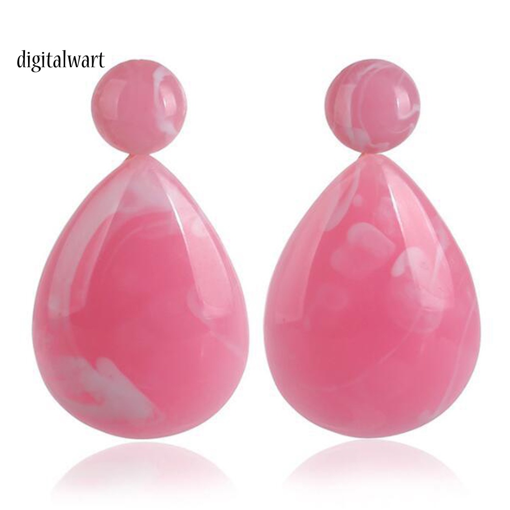 Kỹ Thuật Số| Bông Tai HợP Kim HìNh GiọT NướC ĐíNh Đá ThờI Trang