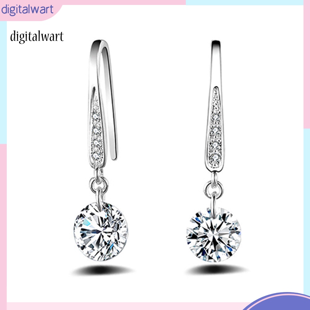 Kỹ Thuật Số| Bông Tai Mạ BạC 925 ĐíNh Đá ThờI Trang