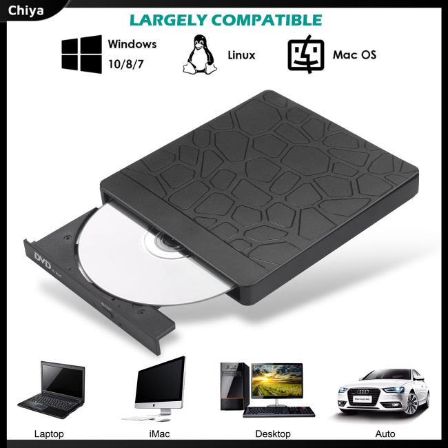 Ổ Đĩa Dvd Gắn Ngoài Kết Nối Usb 3.0 Cho Máy Tính