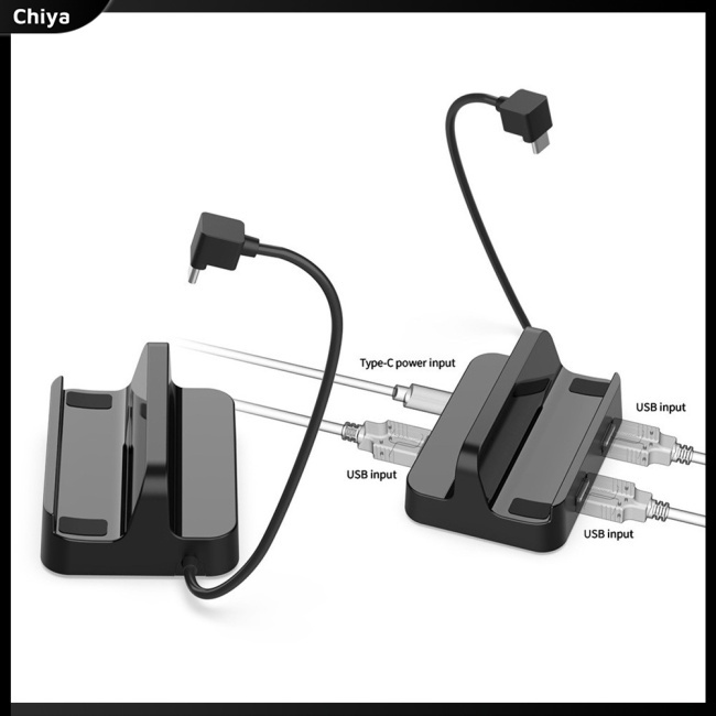 Đế Sạc Type-c Kèm 3 Cổng USB 2.0 Mở Rộng Tiện Dụng