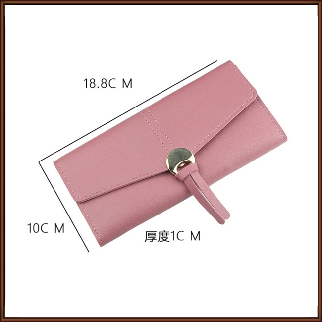 Ví Da Pu Gập 3 Thời Trang Dành Cho Nữ