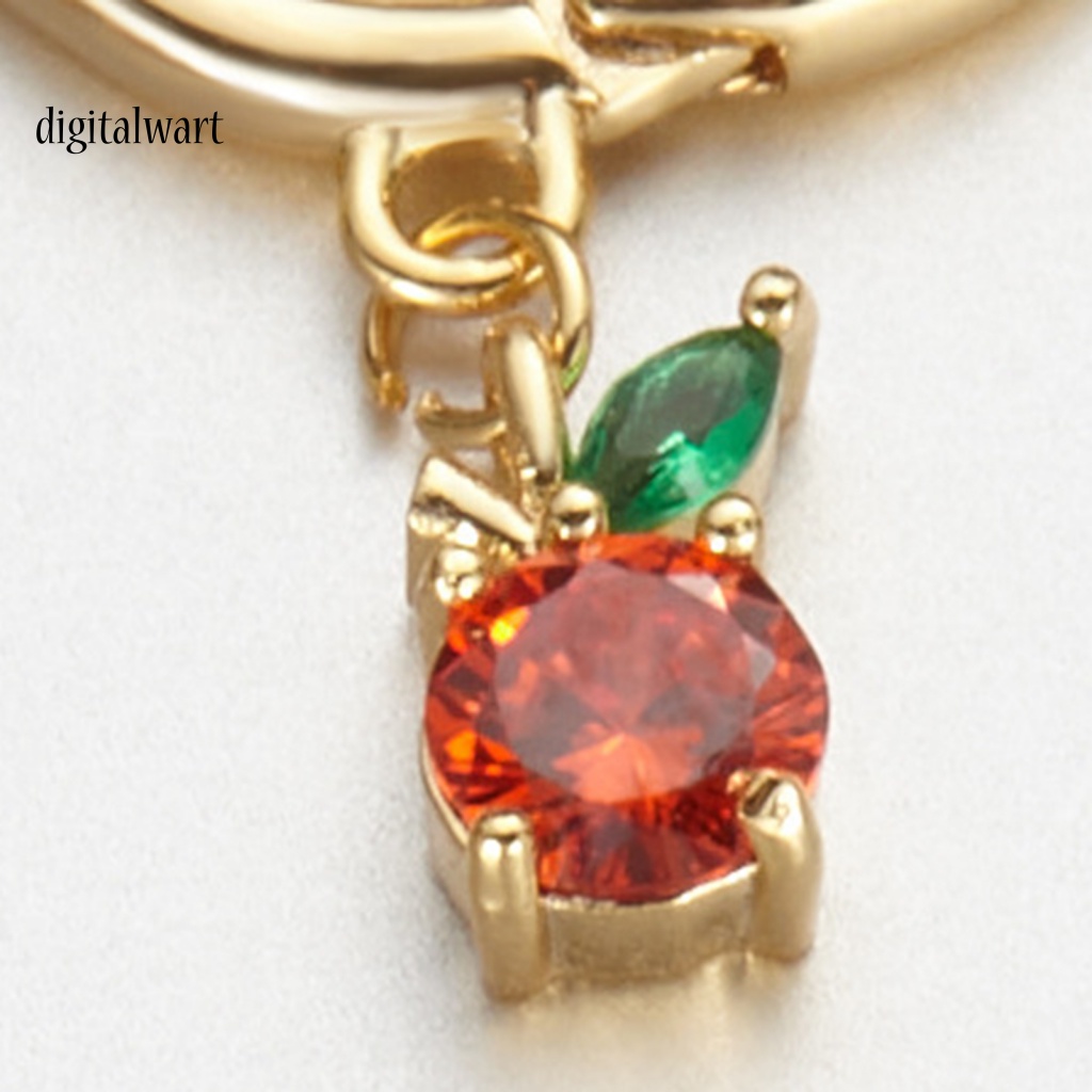 Kỹ Thuật Số| 1 Khuyên Tai Vòng Lủng Lẳng Đính Đá Hình Chùm Nho Nhiều Màu Trang Sức Hằng