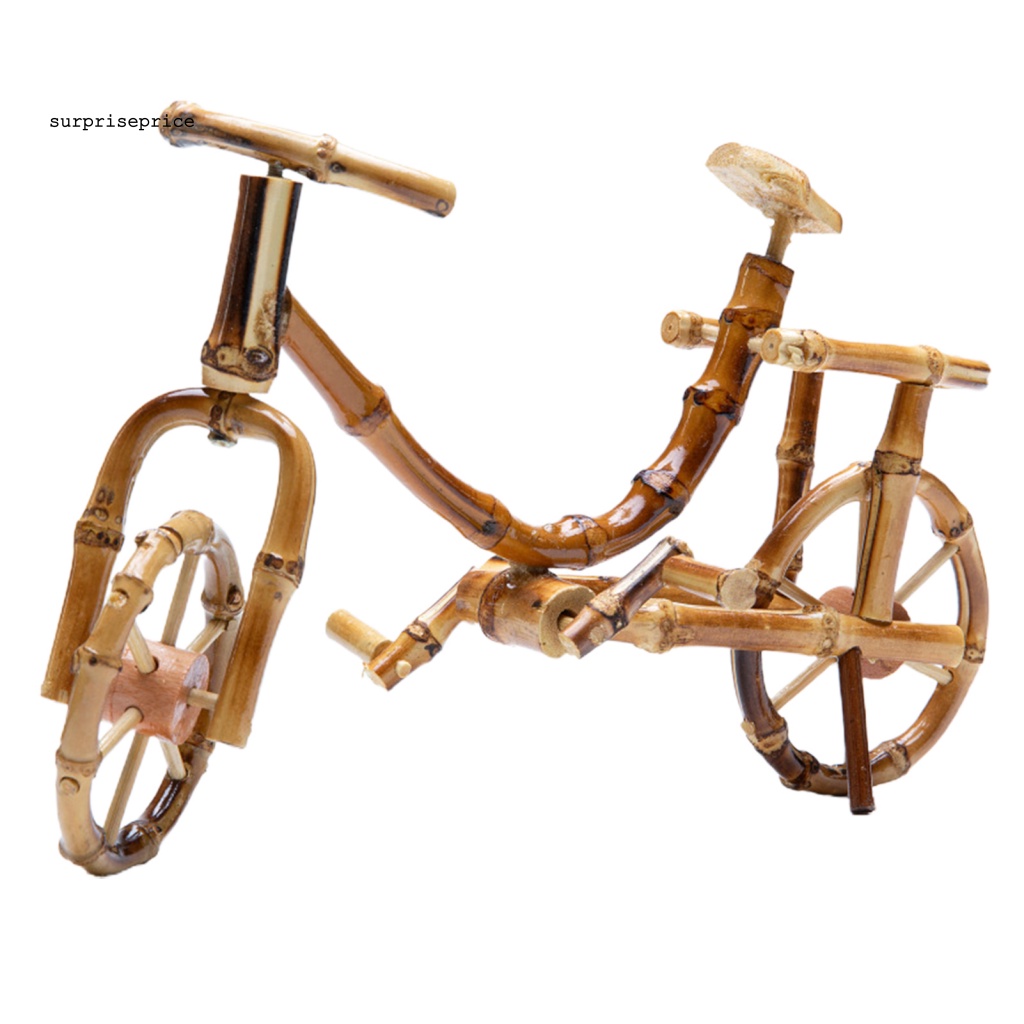 Xe Đạp Bằng Tre Thủ Công Dùng Trang Trí Nhà Cửa