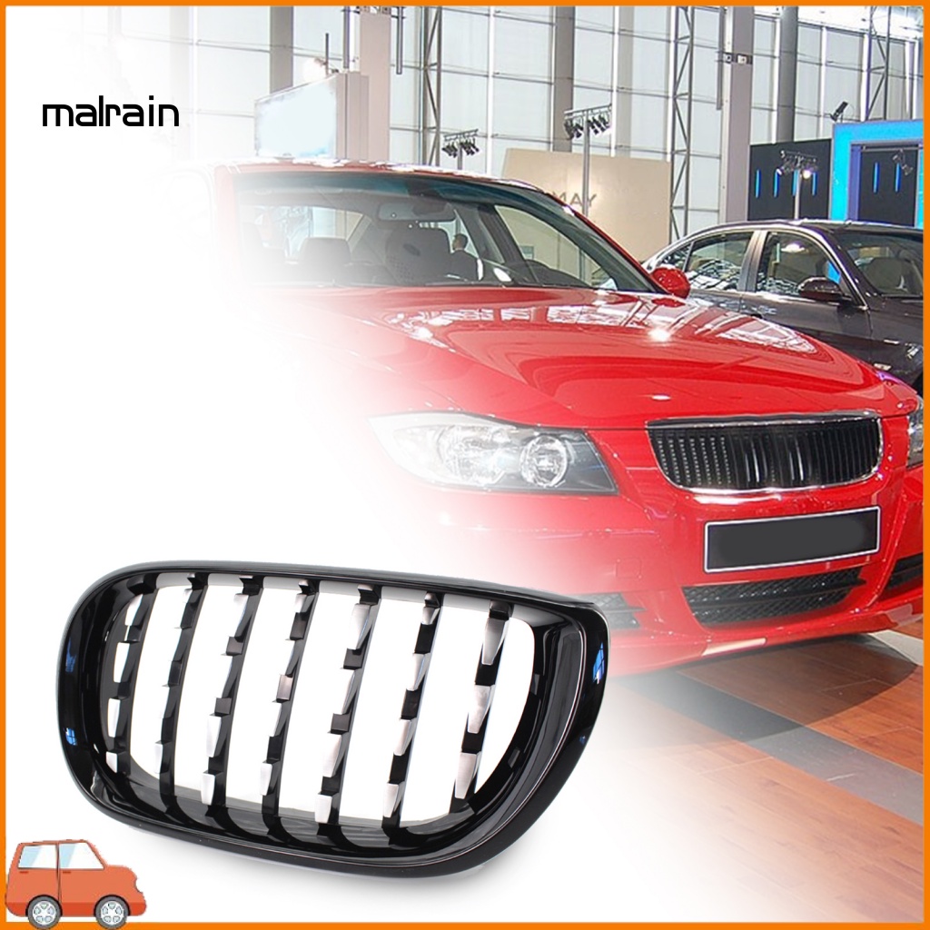 Set 2 Lưới Tản Nhiệt Phía Trước Trái Phải ABS Cho Xe Hơi 51132158542 51132158543 Cho BMW 3 Series E46 4 Cửa 2002-2005
