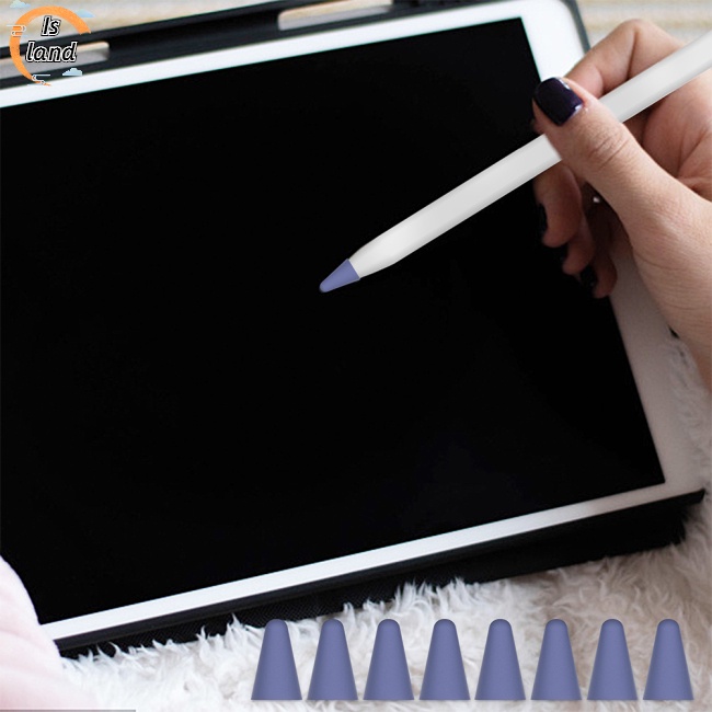 Set 8 Nắp Đậy Đầu Bút Cảm Ứng Thay Thế Bằng Silicon Cho Ipad 1st And 2nd Generation