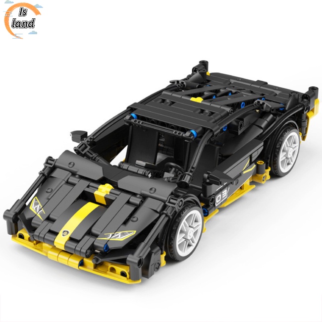 Bộ Đồ Chơi Lắp Ráp Mô Hình Xe Đua Thể Thao Lưng Kéo Độc Đáo