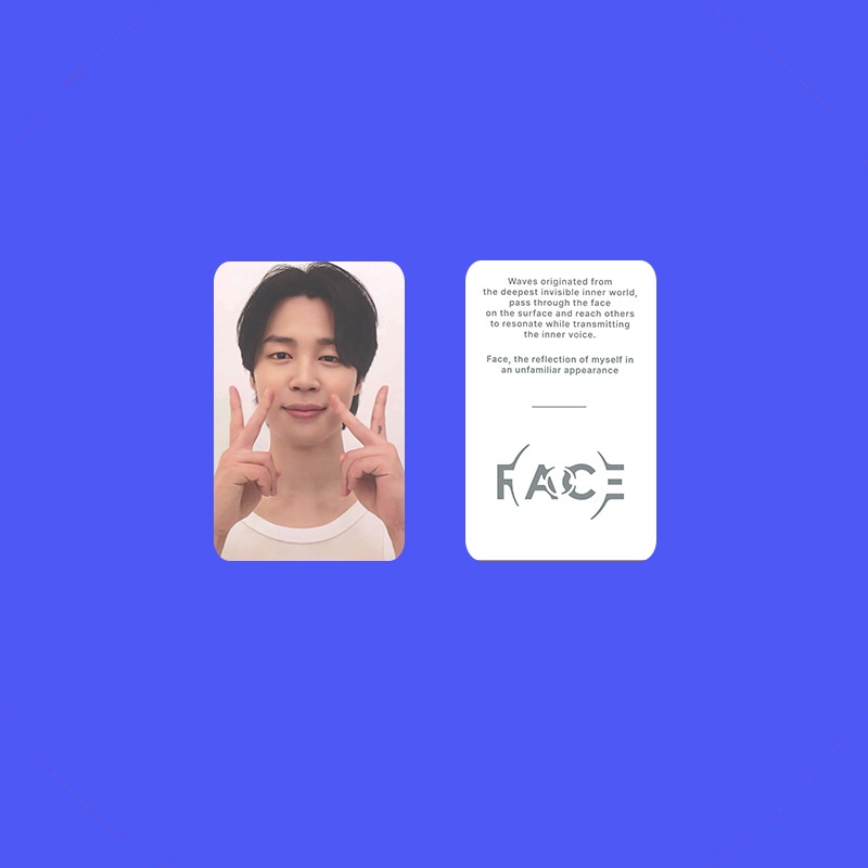 Set 5-6 Tấm Ảnh Lomo Card JIMIN FACE 2023