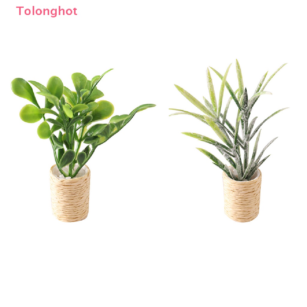 Mô Hình Cây Lá Tuyết Nhân Tạo Trang Trí Nhà Búp Bê Tỉ Lệ 1: 12