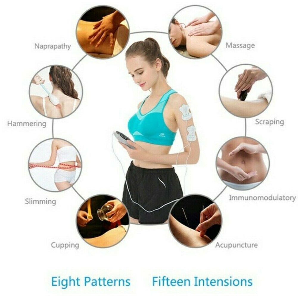 Máy Massage Xung Điện Kích Thích Cơ Bắp Giảm Đau Kỹ Thuật Số
