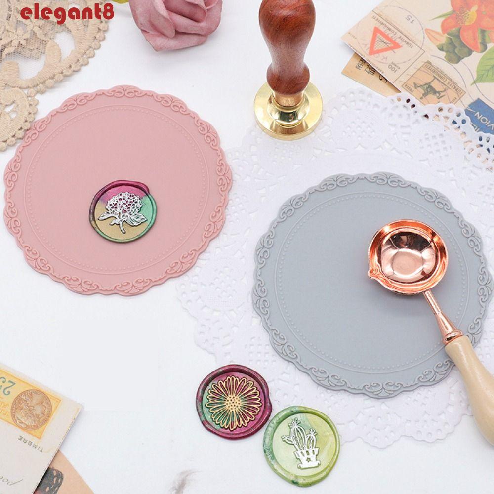Đệm Silicone Cách Nhiệt Dùng Đóng Dấu Sáp Niêm Phong Tách Biệt Cho Tiệc Cưới Diy