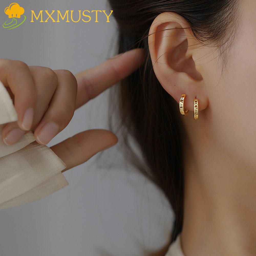 Khuyên Tai Dạng Vòng Rỗng Dễ Thương Cho Nữ MXMUSTY Năm 2021|Khuyên Tai Hình Học Nhiều Màu Sắc