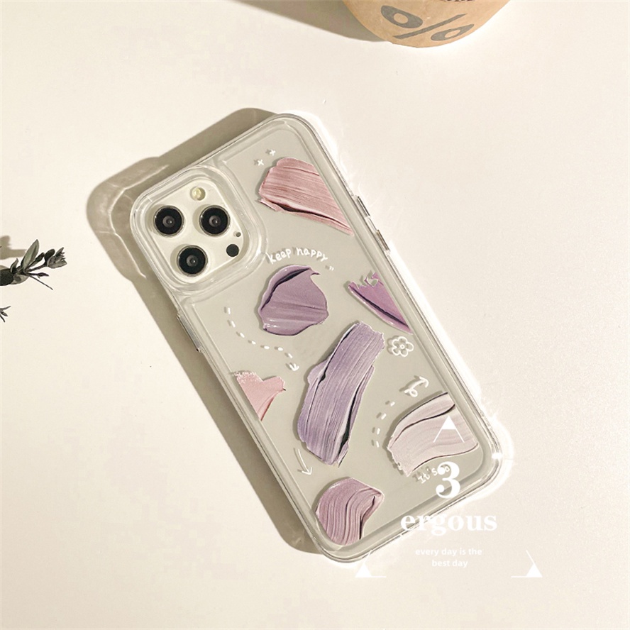 Ốp Điện Thoại Họa Tiết Tranh Sơn Dầu Cao Cấp Cho iPhone 14 13 12 11 Pro Max 7 8 6 Plus SE2020 X XR Xs Max