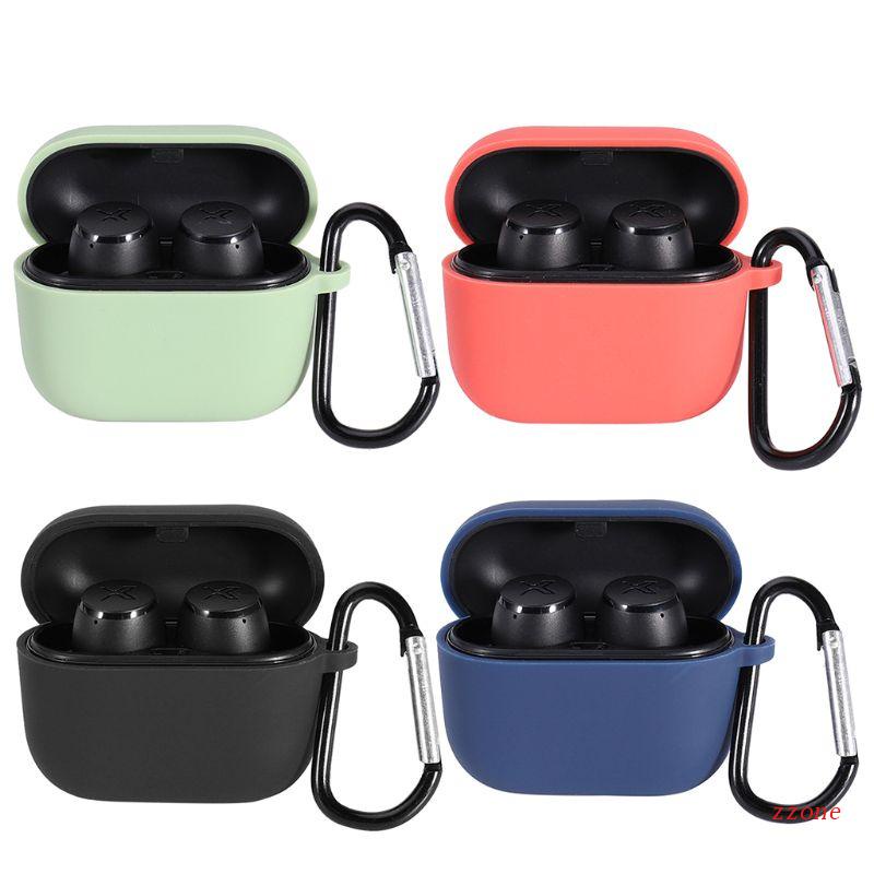 Vỏ Bảo Vệ Hộp Sạc Tai Nghe Xemal X3 Bằng Silicon Chống Rơi Chống Sốc Kèm Móc Tiện Dụng