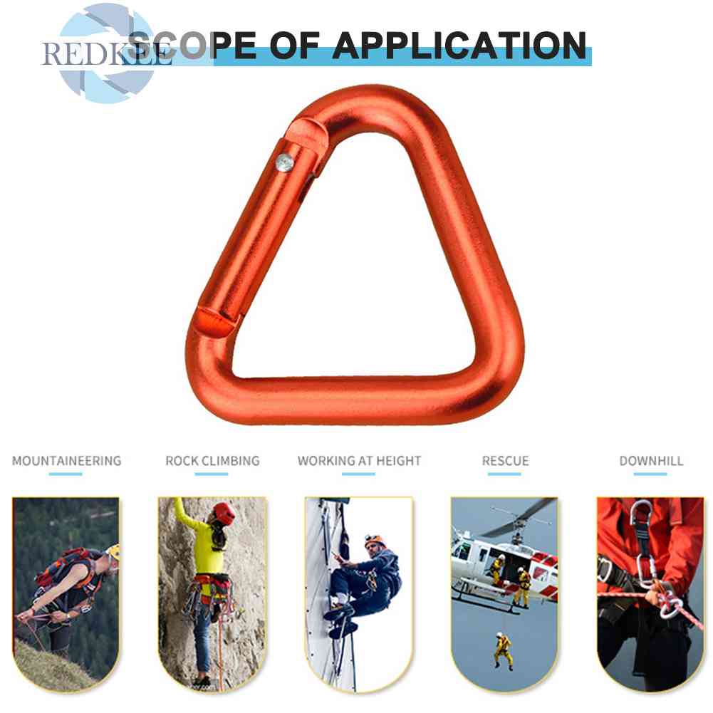 Móc Khóa Đa Năng Hình Tam Giác Tiện Lợi Khi Đi Cắm Trại