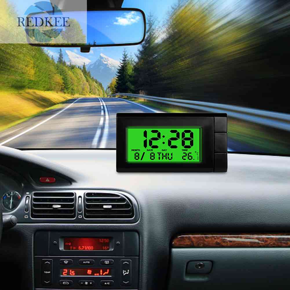 Đồng Hồ Kỹ Thuật Số Tự Động 2 Trong 1 Cho Xe Hơi