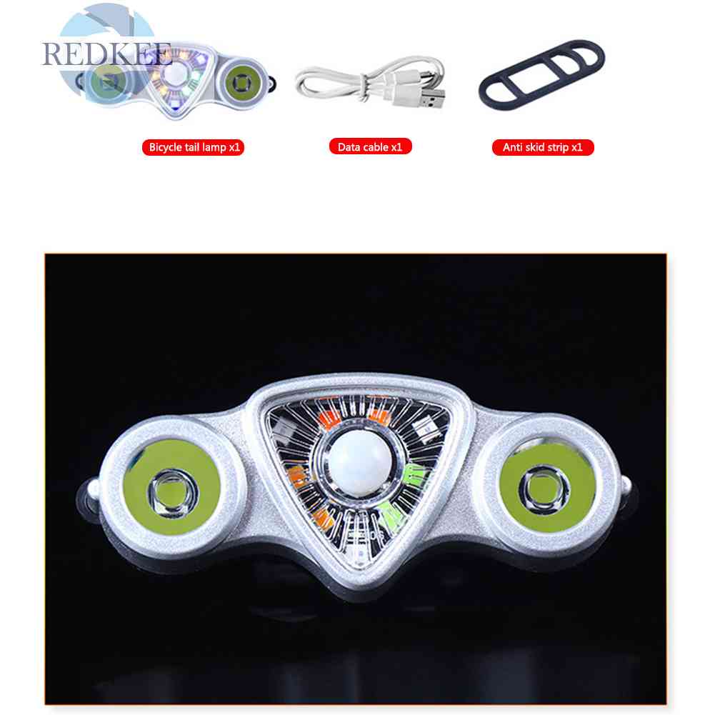 Đèn LED Cảnh Báo An Toàn Chống Nước Gắn Đuôi Xe Đạp