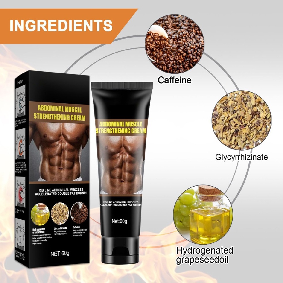 Abs Sculpting Cream Muscle Belly Tightening for Men Body Shaping Slimming