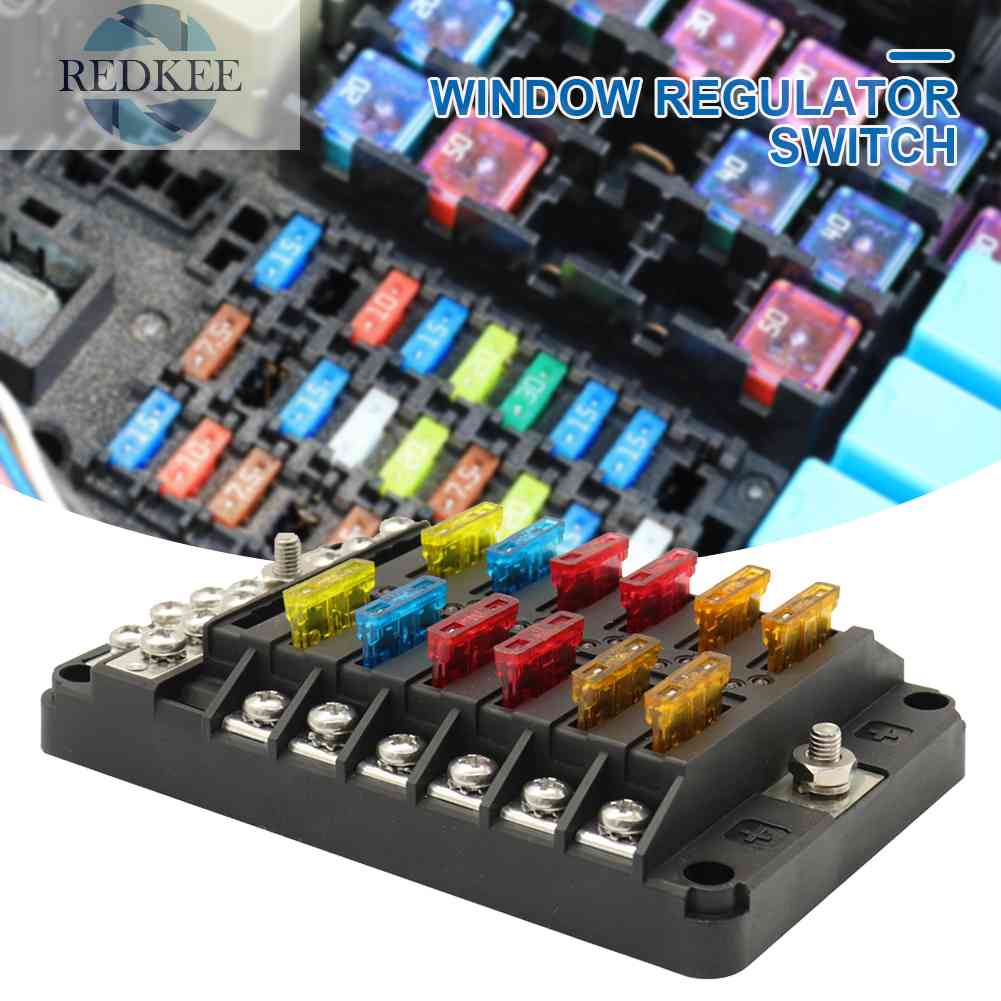 Set 24 Cầu Chì Tự Động 5A 10A 15A 20A ANL Cho Xe RV