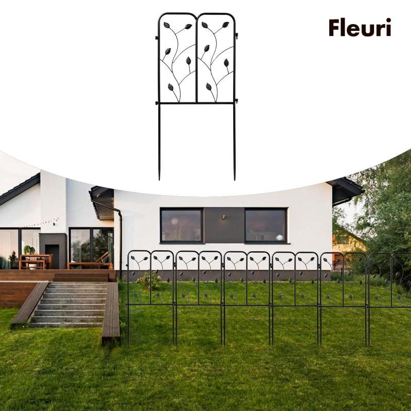 Hàng Rào Kim Loại Viền Khu Vườn [Fleurir]