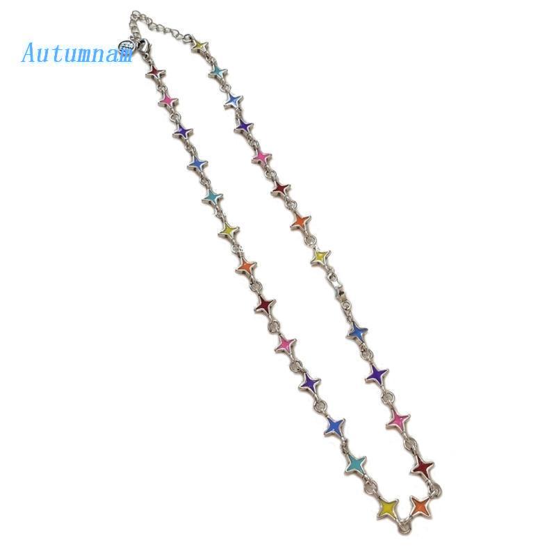 Vòng Cổ Choker Hình Ngôi Sao Nhiều Màu Tùy Chỉnh Thời Trang Phong Cách Punk ​Sinh Nhật Kỷ Niệm