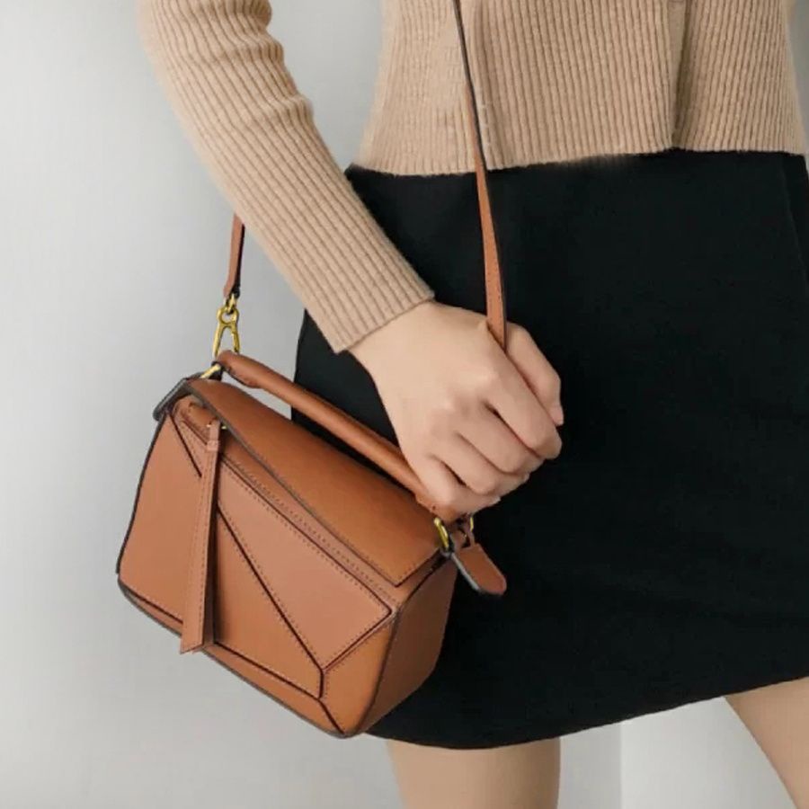 Túi Xách Da Thật mini Thời Trang 2023 Cho Nữ