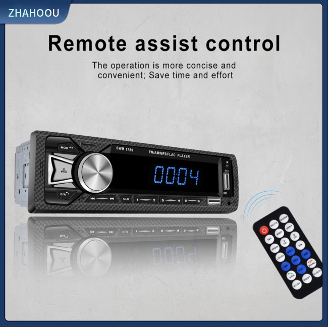 ☃Phụ Kiện Trang Trí Nhà Cửa Độc Đáo Sáng Tạo☃ Máy Nghe Nhạc Mp3 Bluetooth Không Dây Có Radio / Thẻ tf / Giao Diện usb Cho Xe Hơi