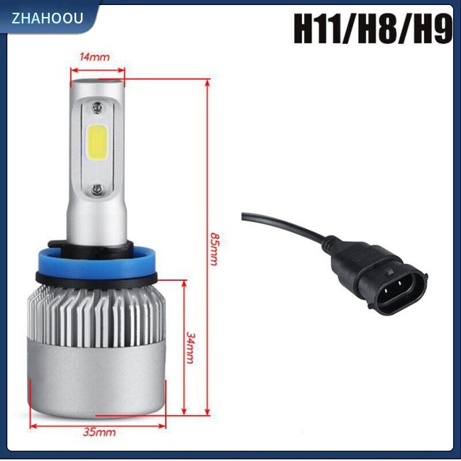 ☃Nhà Cửa☃ Bộ 4 Bóng Đèn Pha Led H1 H11 6000k-6500k Tương Thích Với Ford Focus 2012-2017