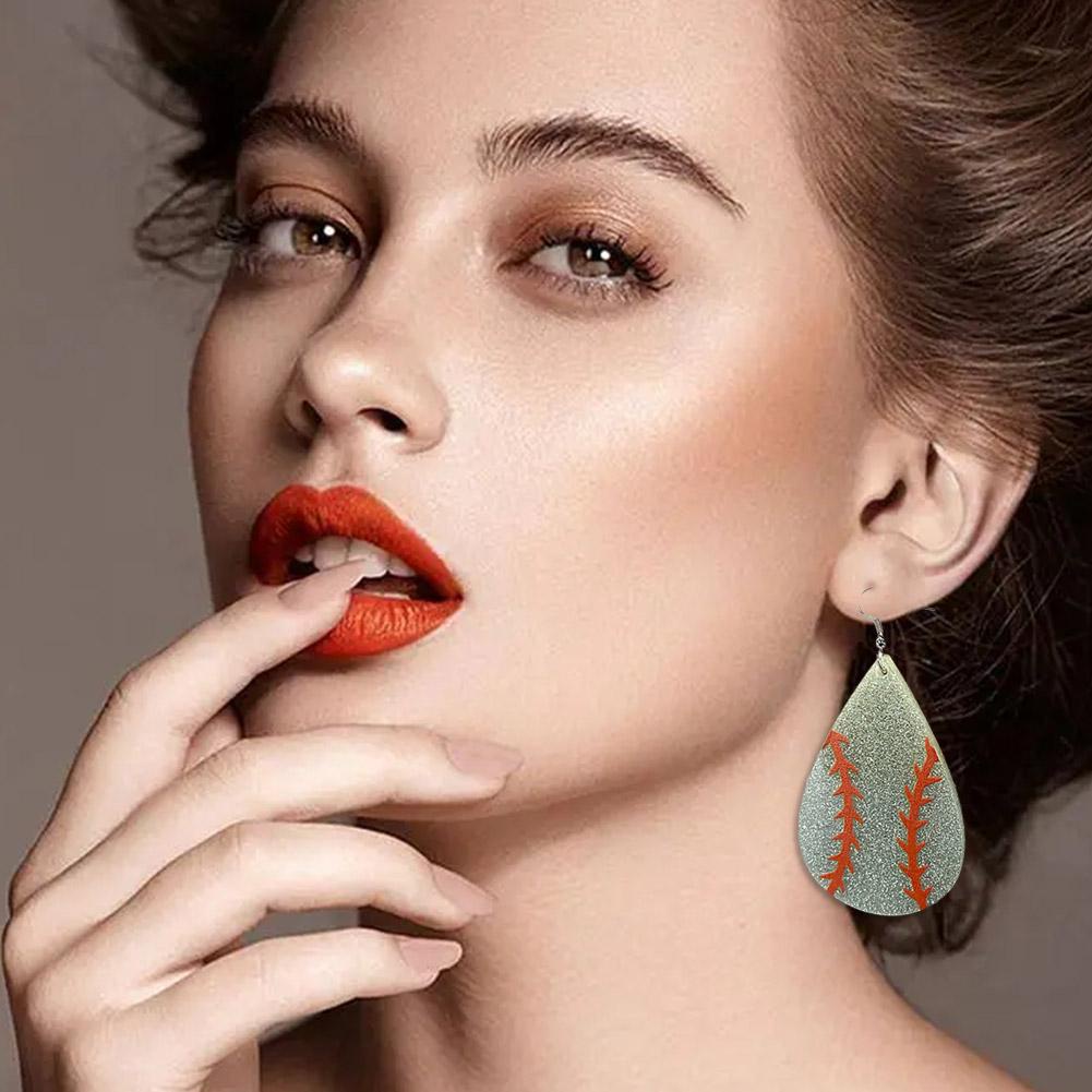 Bông Tai Thể Thao Hình Giọt Nước Bằng Acrylic W5I3